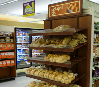 pastry end caps and bakery fixtures