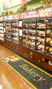 Bread or Pastry Walls for bakery or grocery - Bakery retail store fixtures