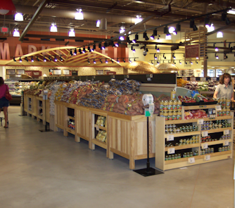 grocery produce fixtures and end caps