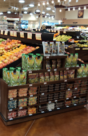 Produce display end caps - retail store fixtures