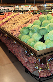 Produce Islands - produce store displays & fixtures