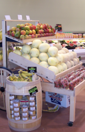 Produce tables & carts - retail store display fixtures