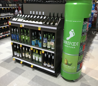 retail wine displays