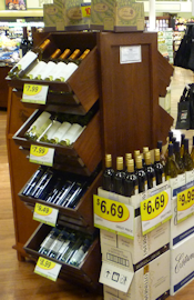 Wine display merchandisers - retail store display fixtures