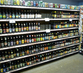 retail displays for beer/wine/liquor