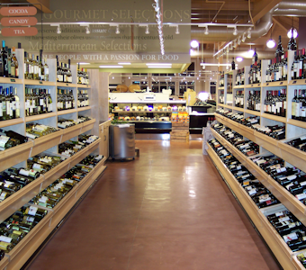 retail wine display