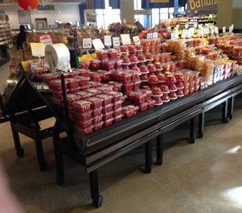 produce fixtures and slant tables