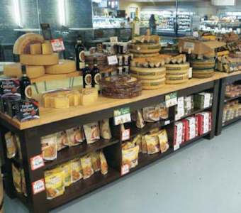 displays and fixtures for meat, dairy and deli departments